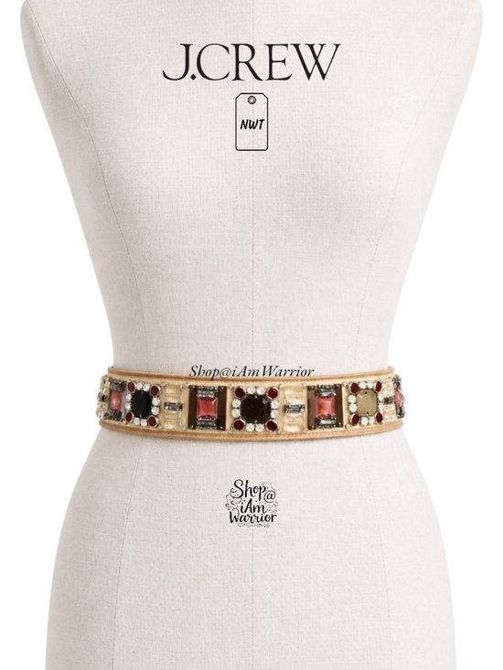 J.Crew Collection NWT jeweled rhinestone belt *shop@iamwarrior main image 15